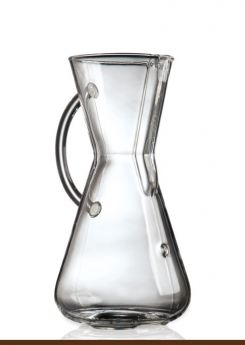 CHEMEX Three Cup Glass Handle Coffeemaker