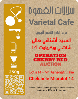 Mr. Ashenafi Halie - Chelchele #14 - Operation Cherry Red Auction